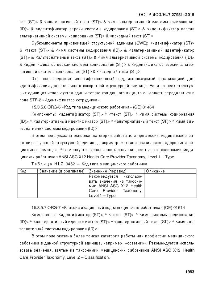 ГОСТ Р ИСО/HL 7 27931-2015, страница 1990